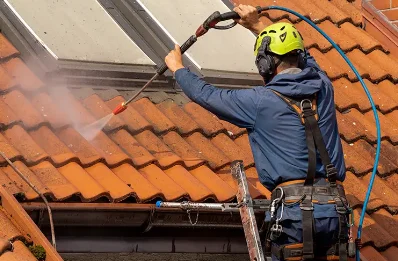 Démoussage et hydrofuge de toiture à Crosville-sur-Douve